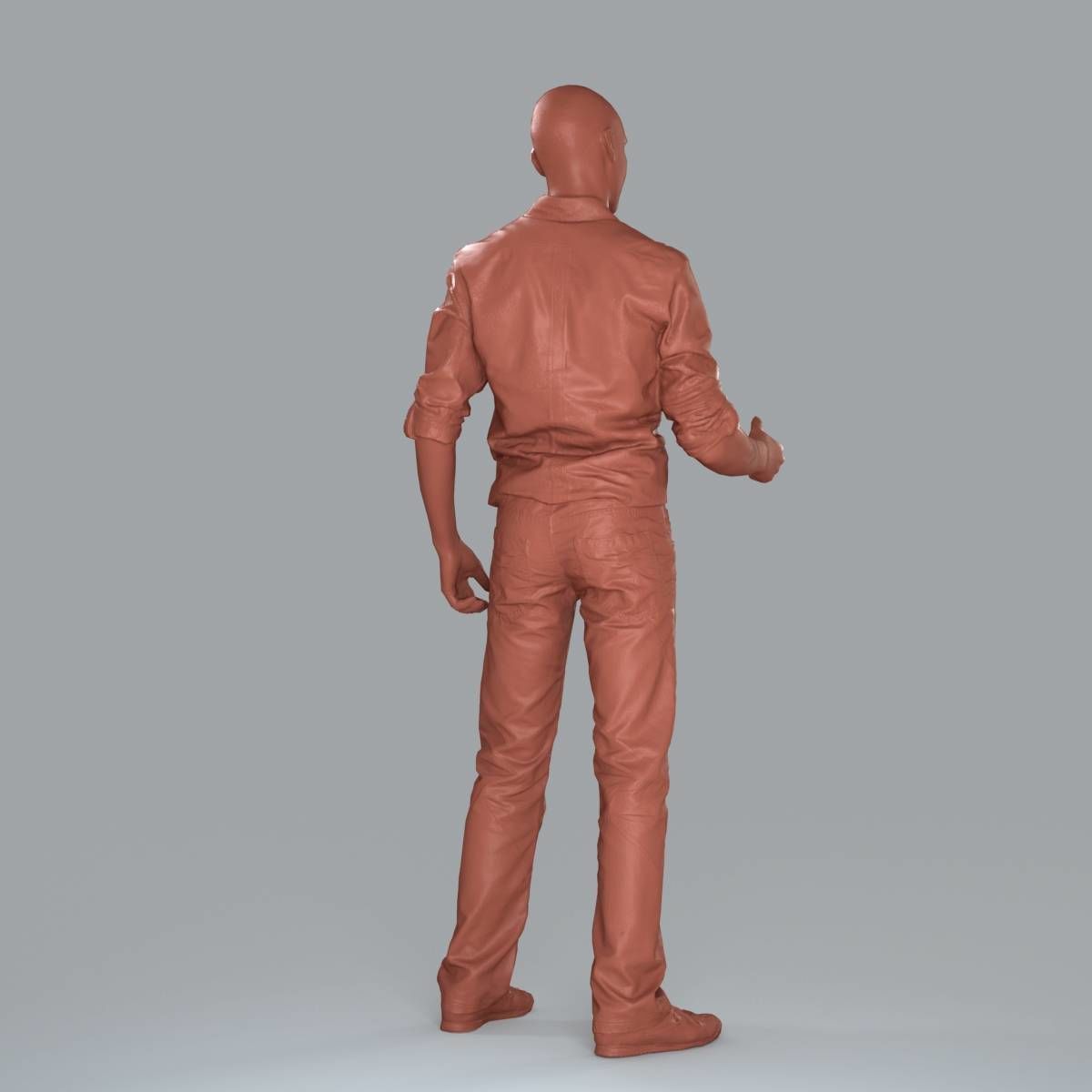 Casual Man Shaking Hand CMan0010-HD2-O01P10-S 3D model_5