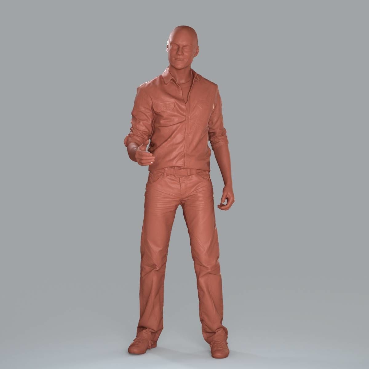 Casual Man Shaking Hand CMan0010-HD2-O01P10-S 3D model_16