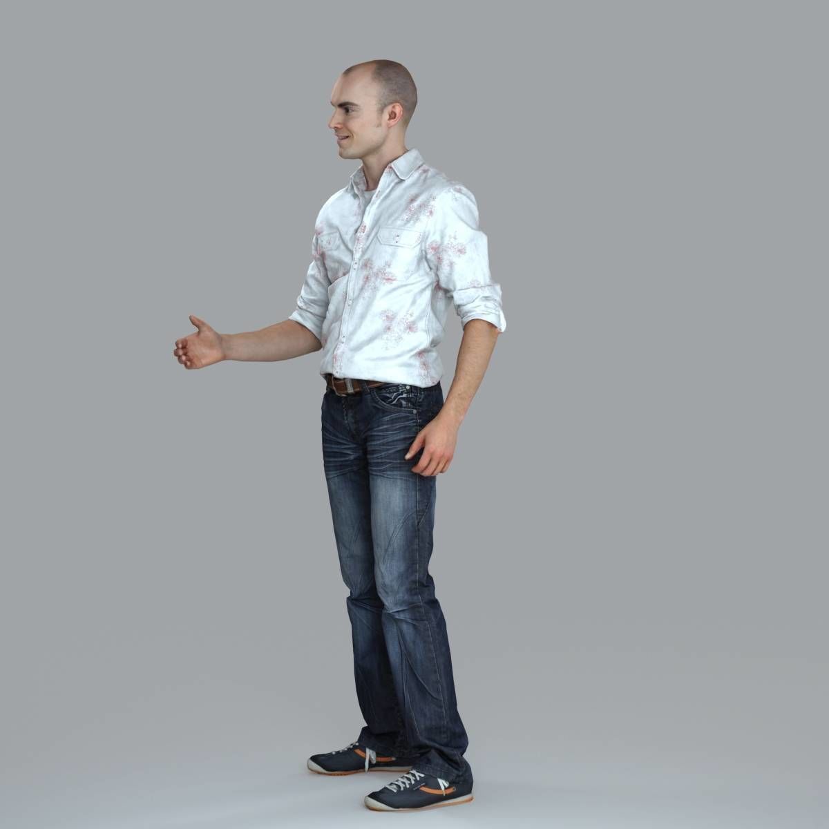 Casual Man Shaking Hand CMan0010-HD2-O01P10-S 3D model_49