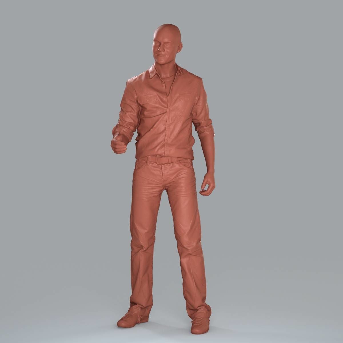Casual Man Shaking Hand CMan0010-HD2-O01P10-S 3D model_71