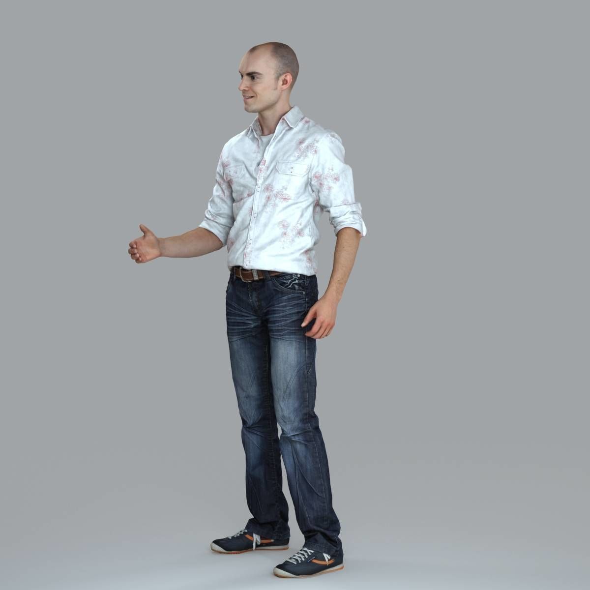 Casual Man Shaking Hand CMan0010-HD2-O01P10-S 3D model_41