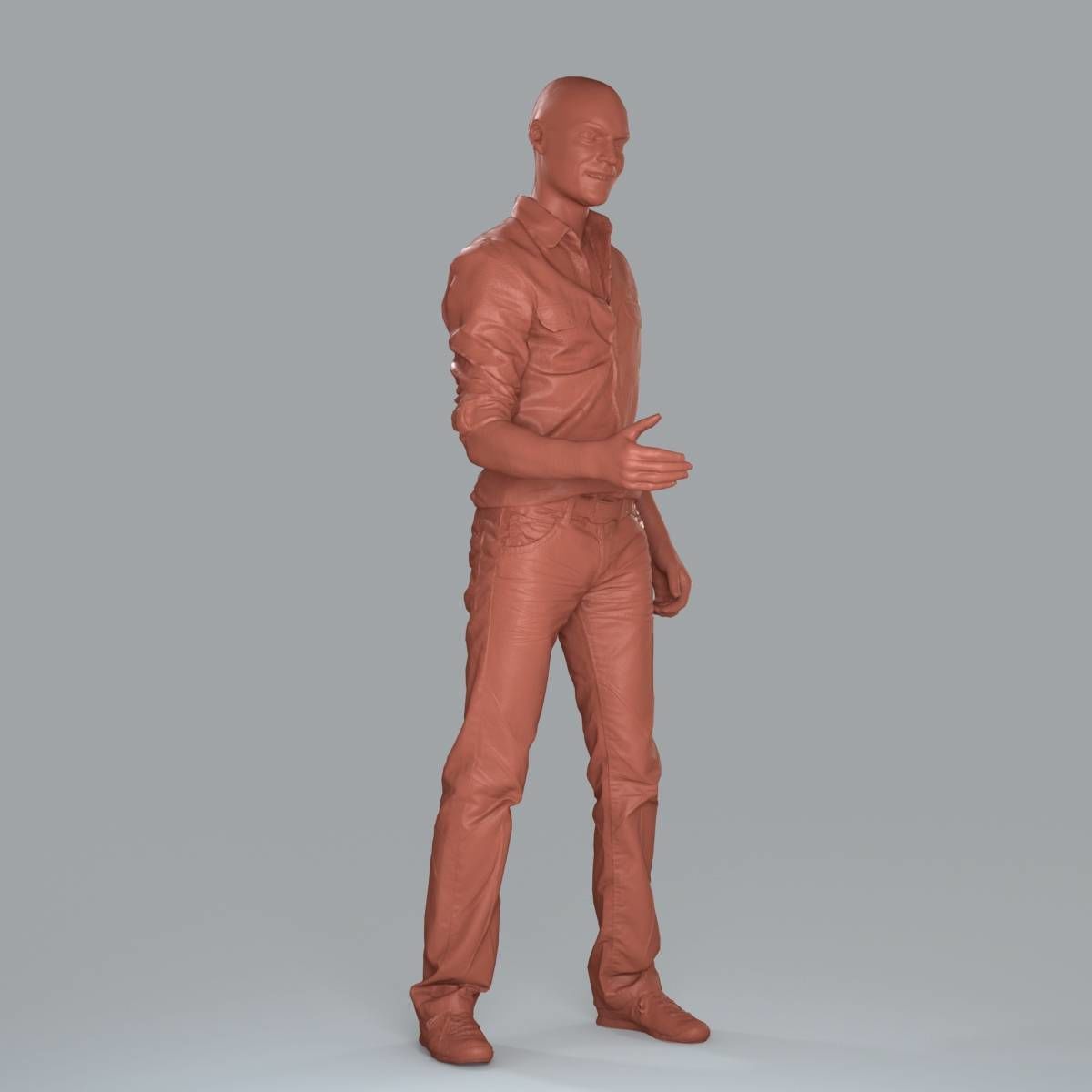 Casual Man Shaking Hand CMan0010-HD2-O01P10-S 3D model_65