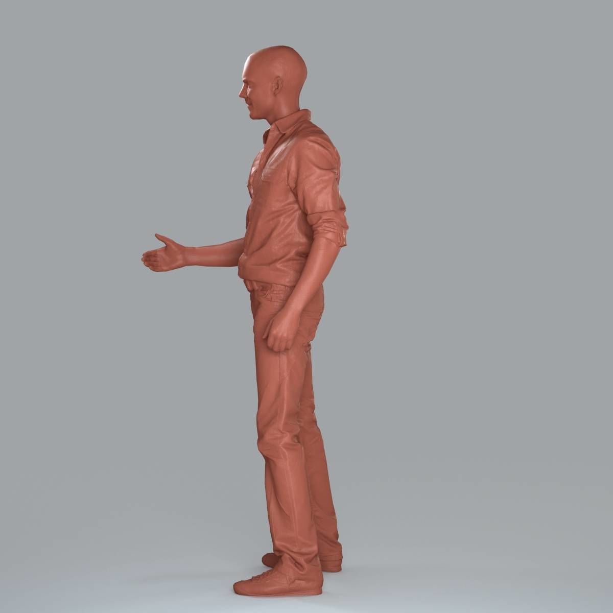Casual Man Shaking Hand CMan0010-HD2-O01P10-S 3D model_37