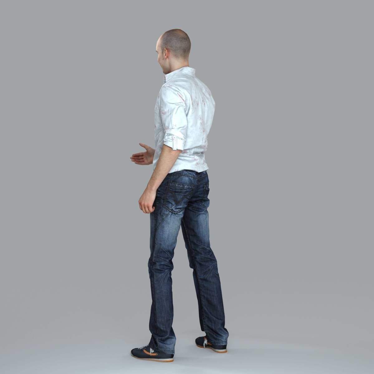 Casual Man Shaking Hand CMan0010-HD2-O01P10-S 3D model_44