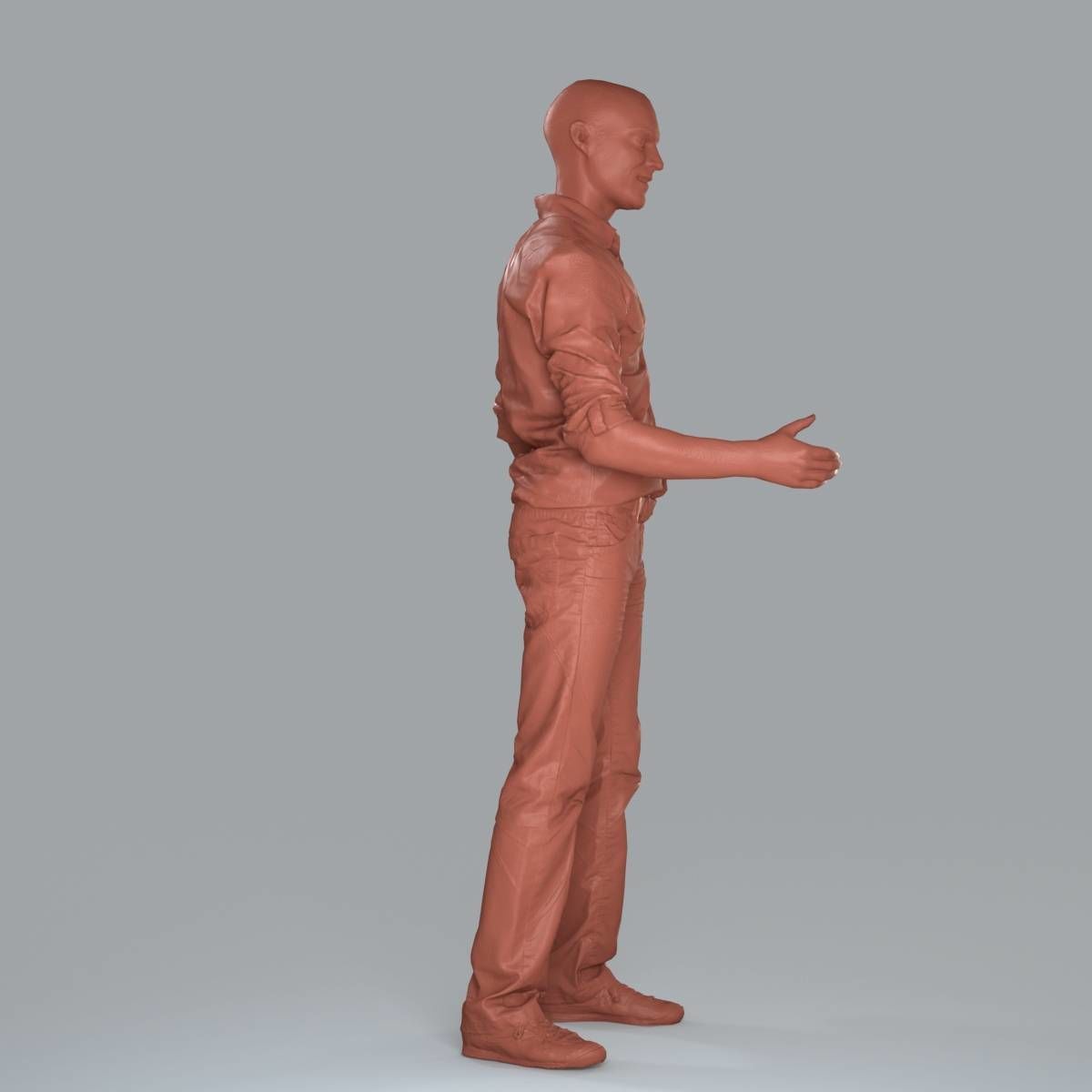 Casual Man Shaking Hand CMan0010-HD2-O01P10-S 3D model_61