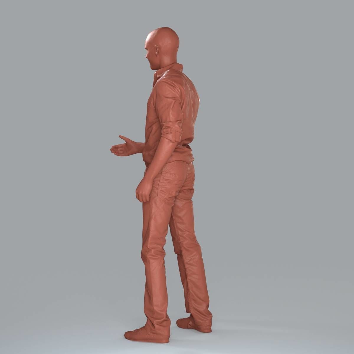Casual Man Shaking Hand CMan0010-HD2-O01P10-S 3D model_6