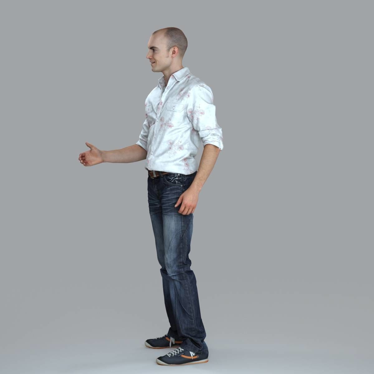 Casual Man Shaking Hand CMan0010-HD2-O01P10-S 3D model_60