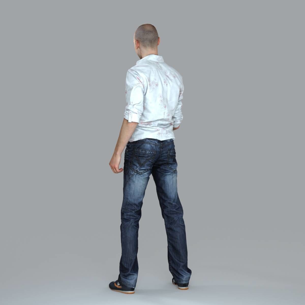 Casual Man Shaking Hand CMan0010-HD2-O01P10-S 3D model_2