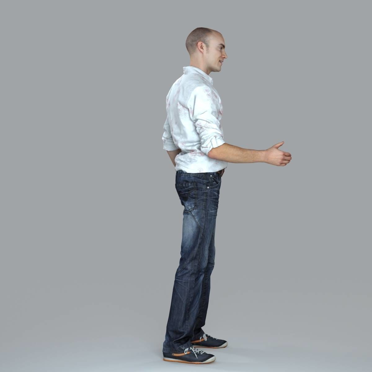 Casual Man Shaking Hand CMan0010-HD2-O01P10-S 3D model_30