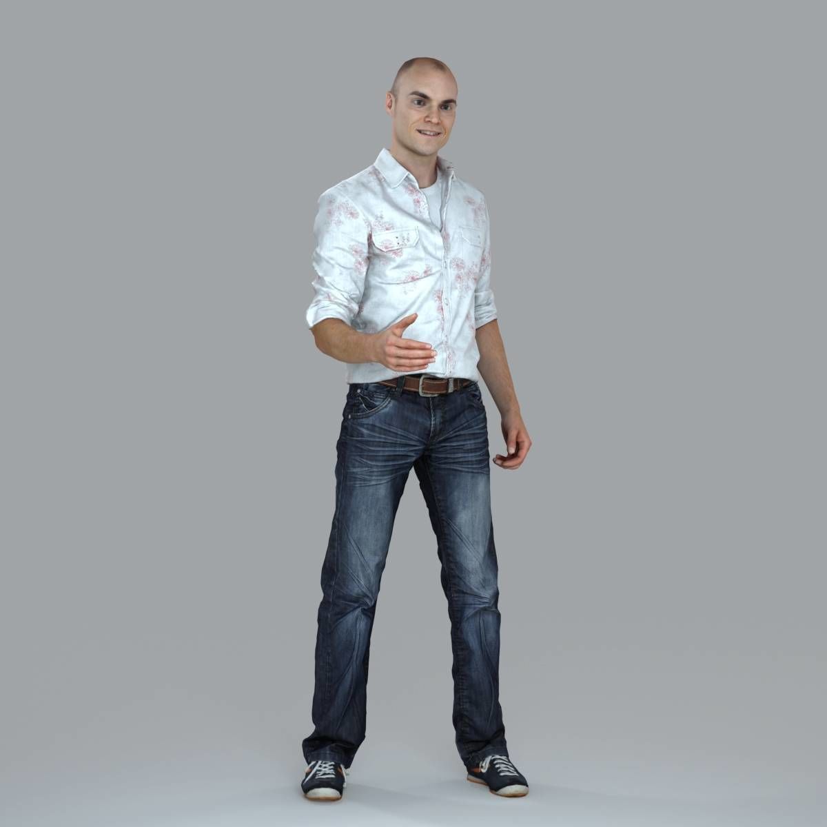 Casual Man Shaking Hand CMan0010-HD2-O01P10-S 3D model_50