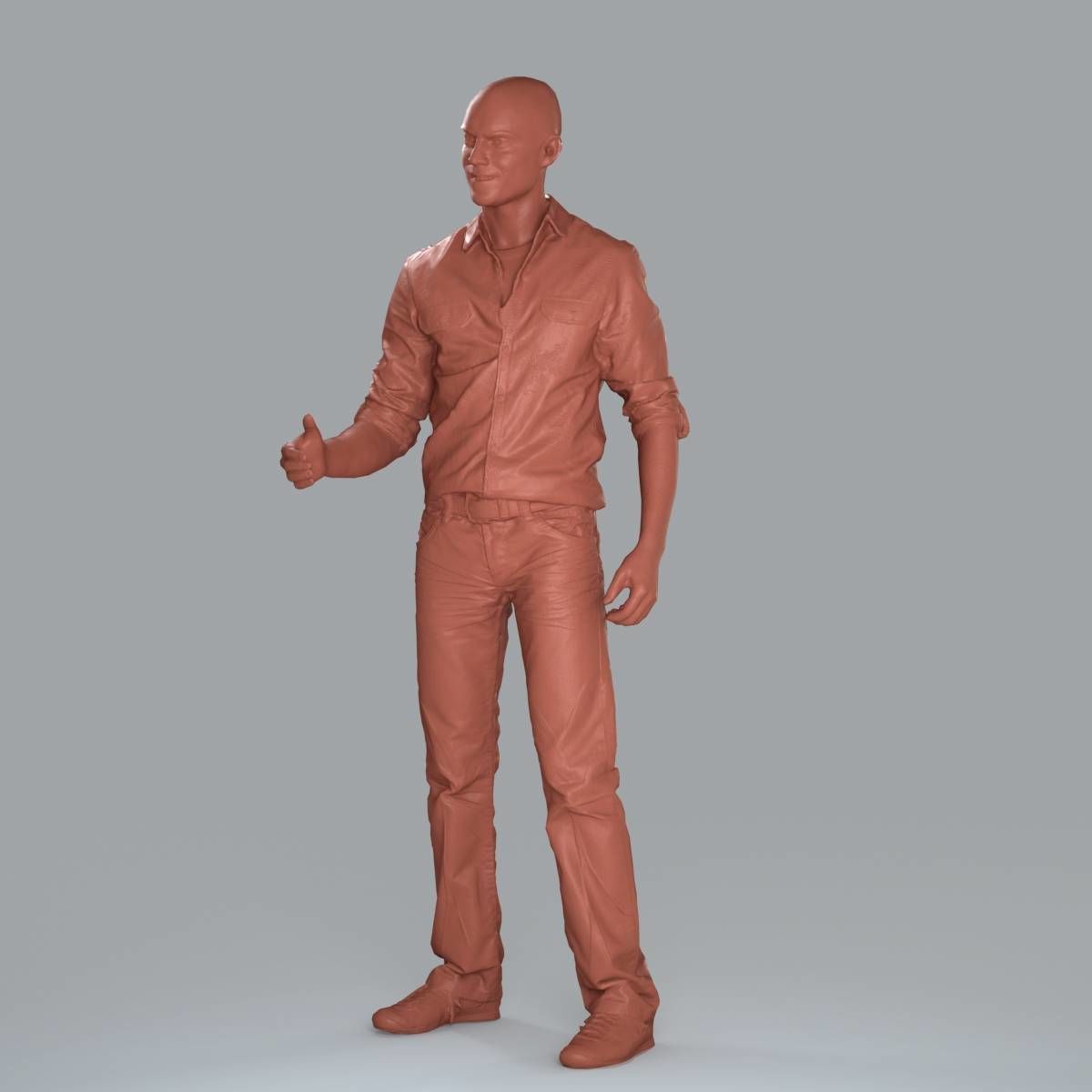 Casual Man Shaking Hand CMan0010-HD2-O01P10-S 3D model_73