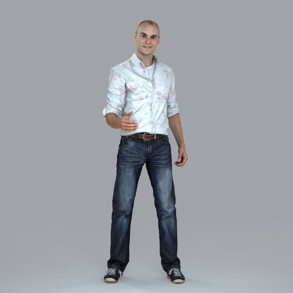 Casual Man Shaking Hand CMan0010-HD2-O01P10-S 3D model_42