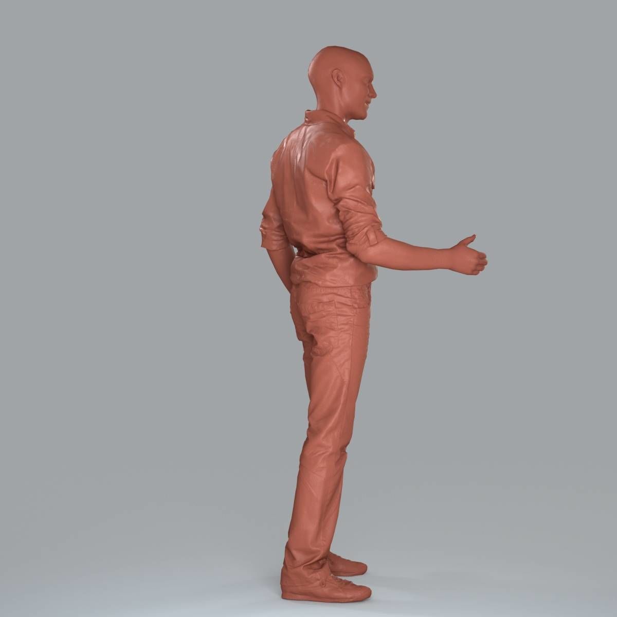 Casual Man Shaking Hand CMan0010-HD2-O01P10-S 3D model_59