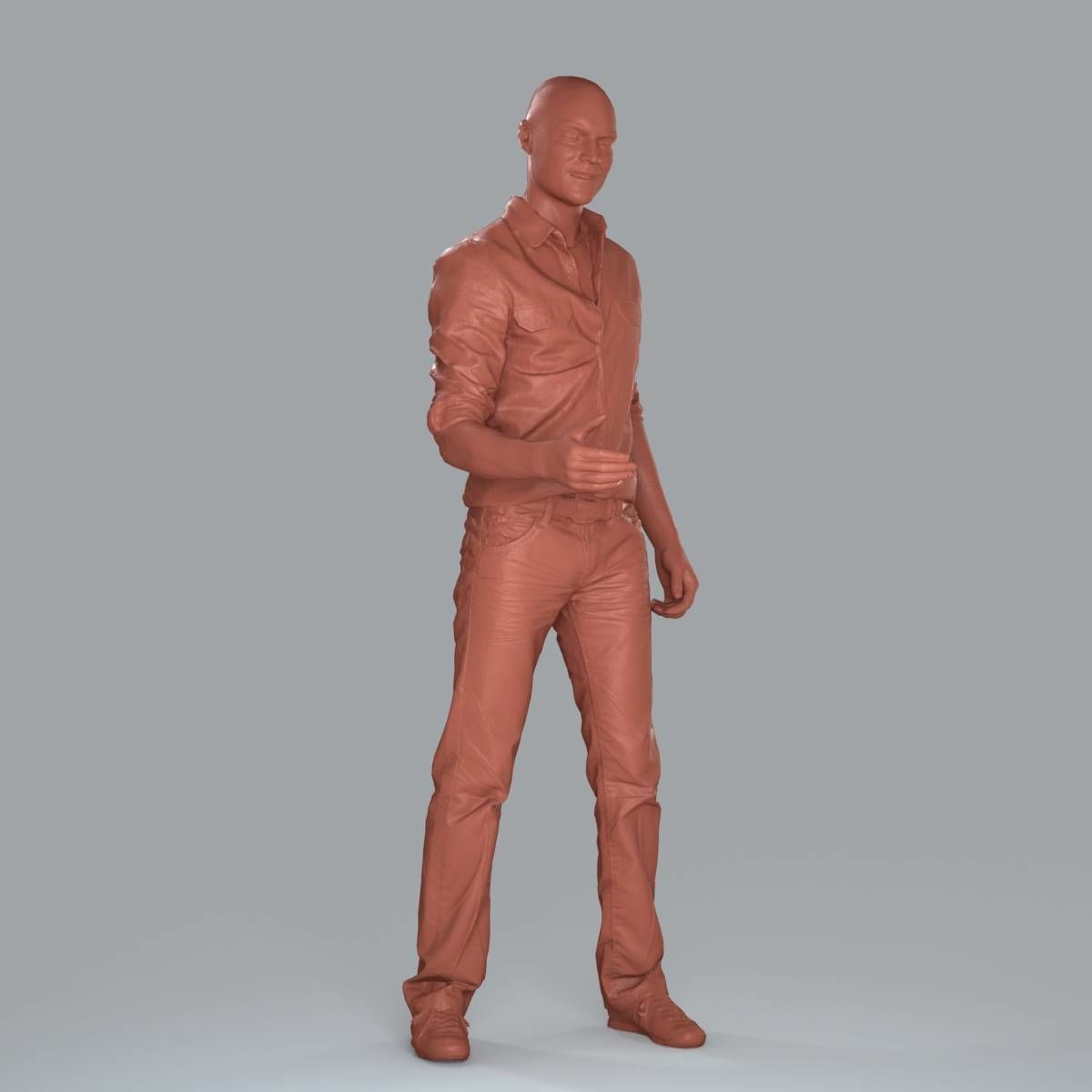 Casual Man Shaking Hand CMan0010-HD2-O01P10-S 3D model_62