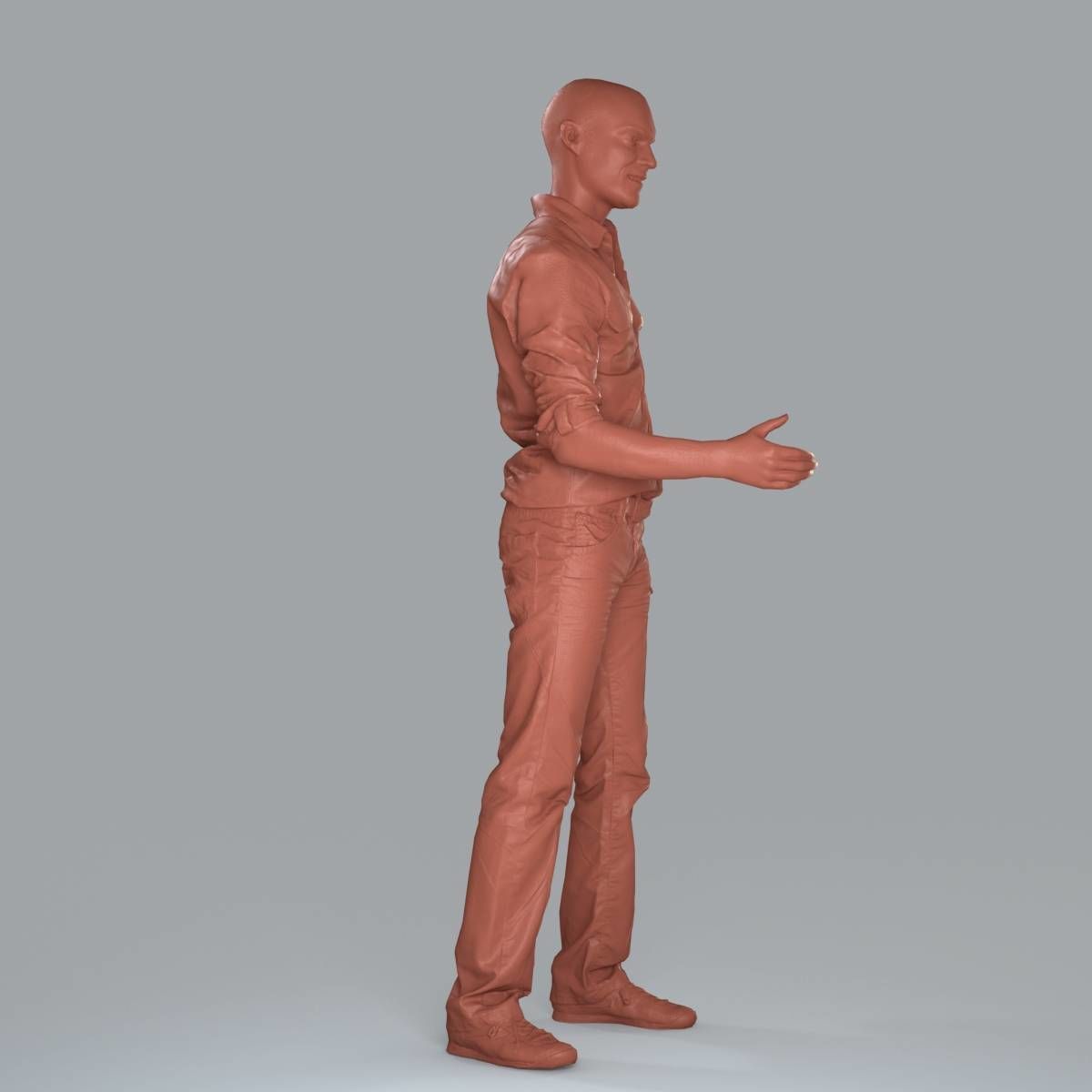 Casual Man Shaking Hand CMan0010-HD2-O01P10-S 3D model_24