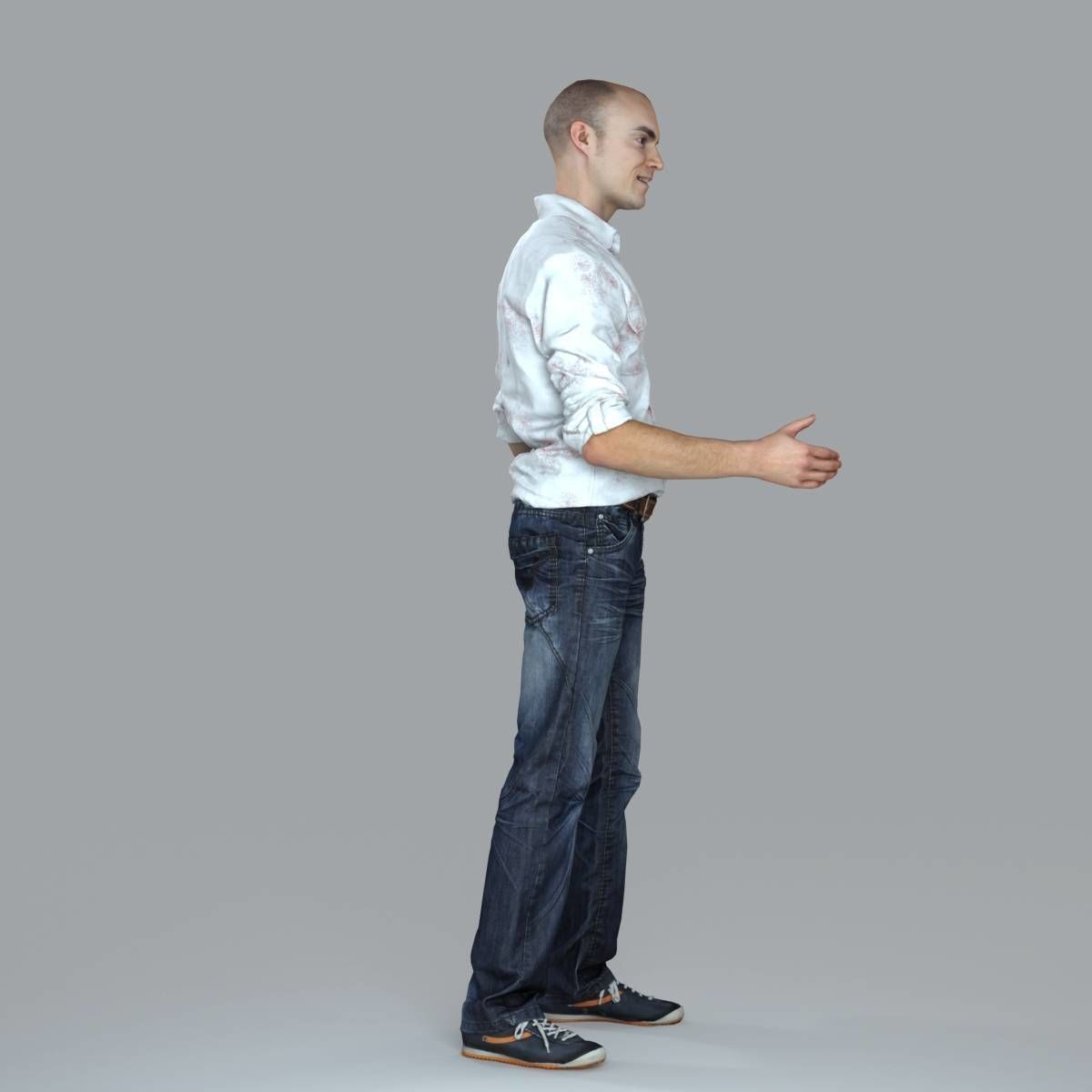 Casual Man Shaking Hand CMan0010-HD2-O01P10-S 3D model_20