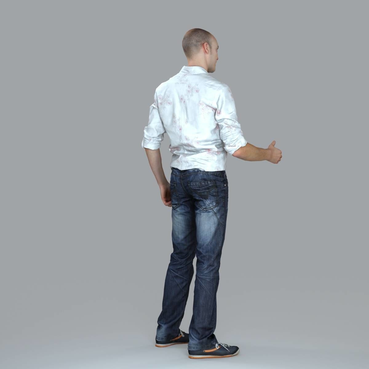 Casual Man Shaking Hand CMan0010-HD2-O01P10-S 3D model_66