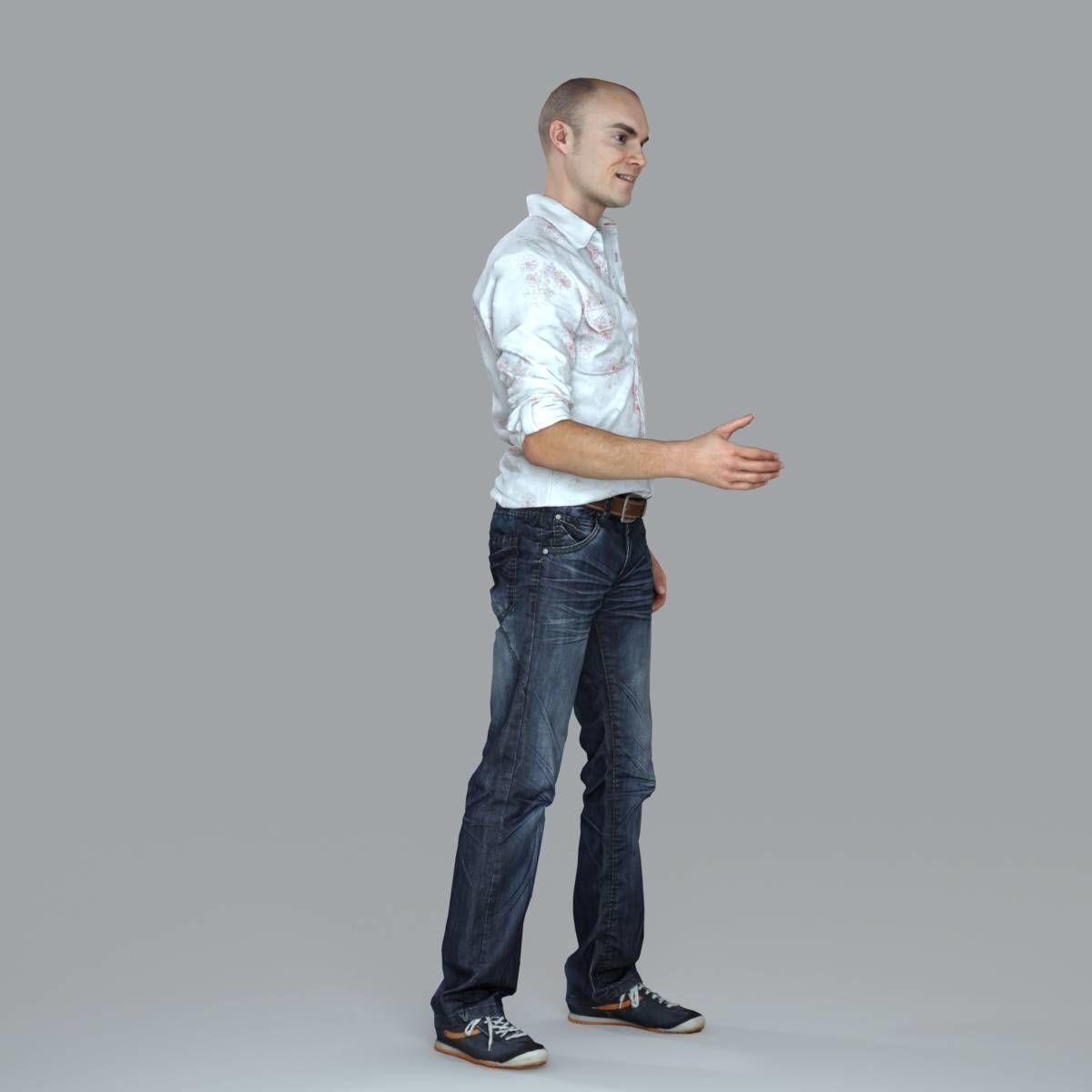 Casual Man Shaking Hand CMan0010-HD2-O01P10-S 3D model_63