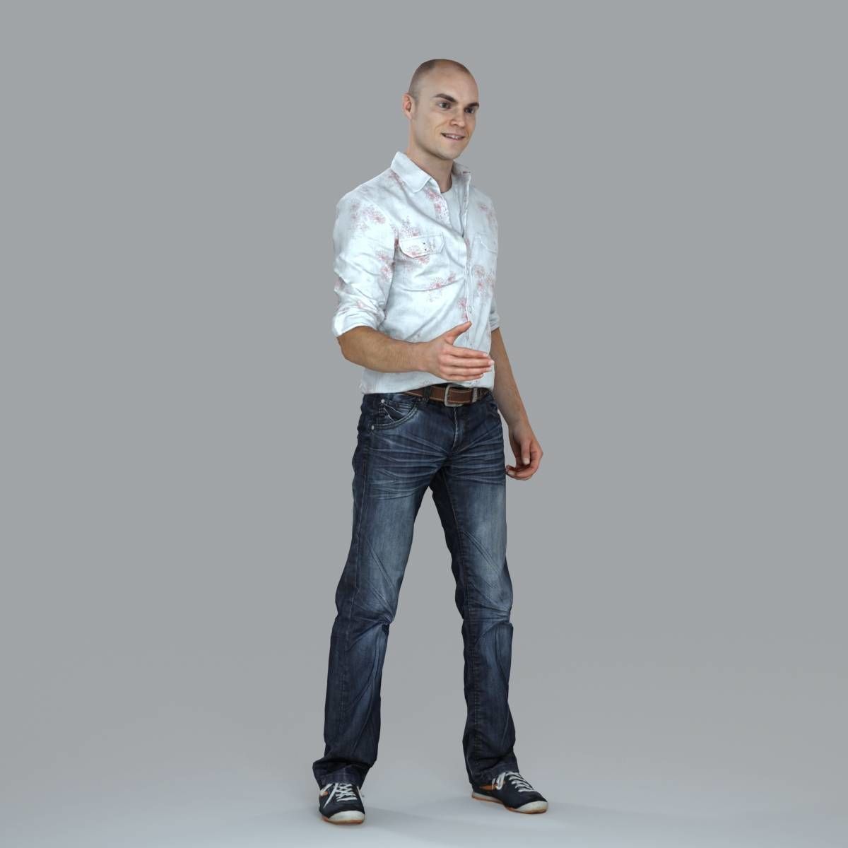 Casual Man Shaking Hand CMan0010-HD2-O01P10-S 3D model_53