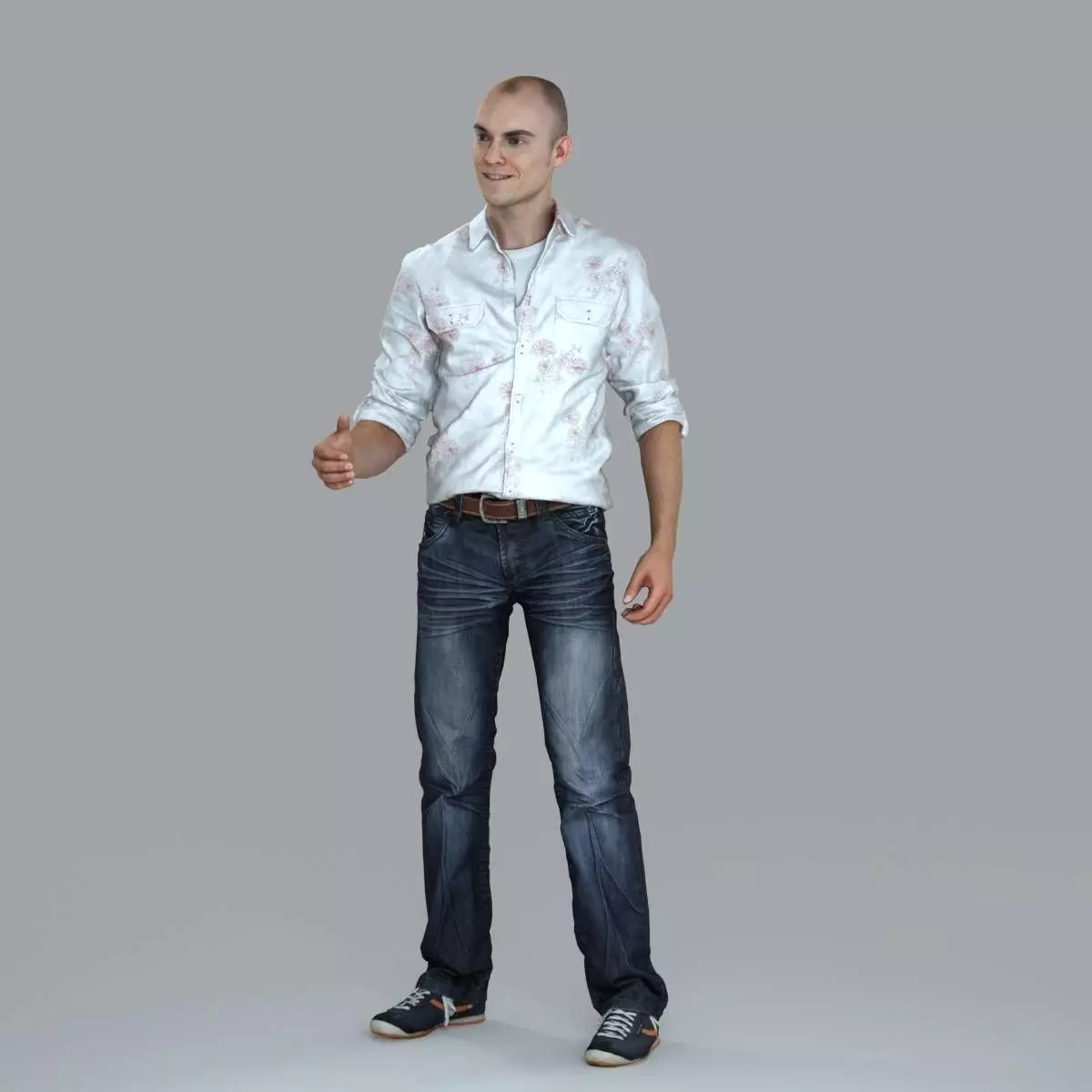 Casual Man Shaking Hand CMan0010-HD2-O01P10-S 3D model_0