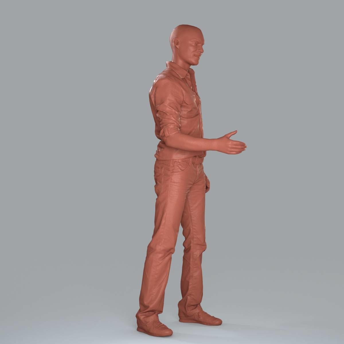 Casual Man Shaking Hand CMan0010-HD2-O01P10-S 3D model_17