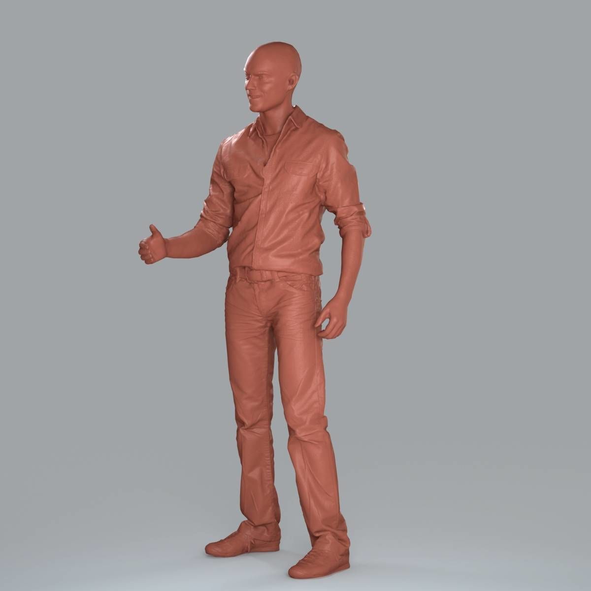 Casual Man Shaking Hand CMan0010-HD2-O01P10-S 3D model_54