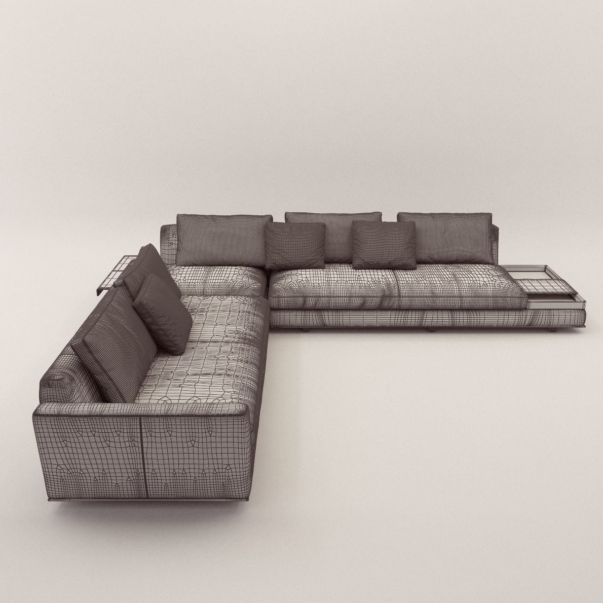 Sofa Tama Living - version F - Design by EOOS - Walter Knoll 3D model_3