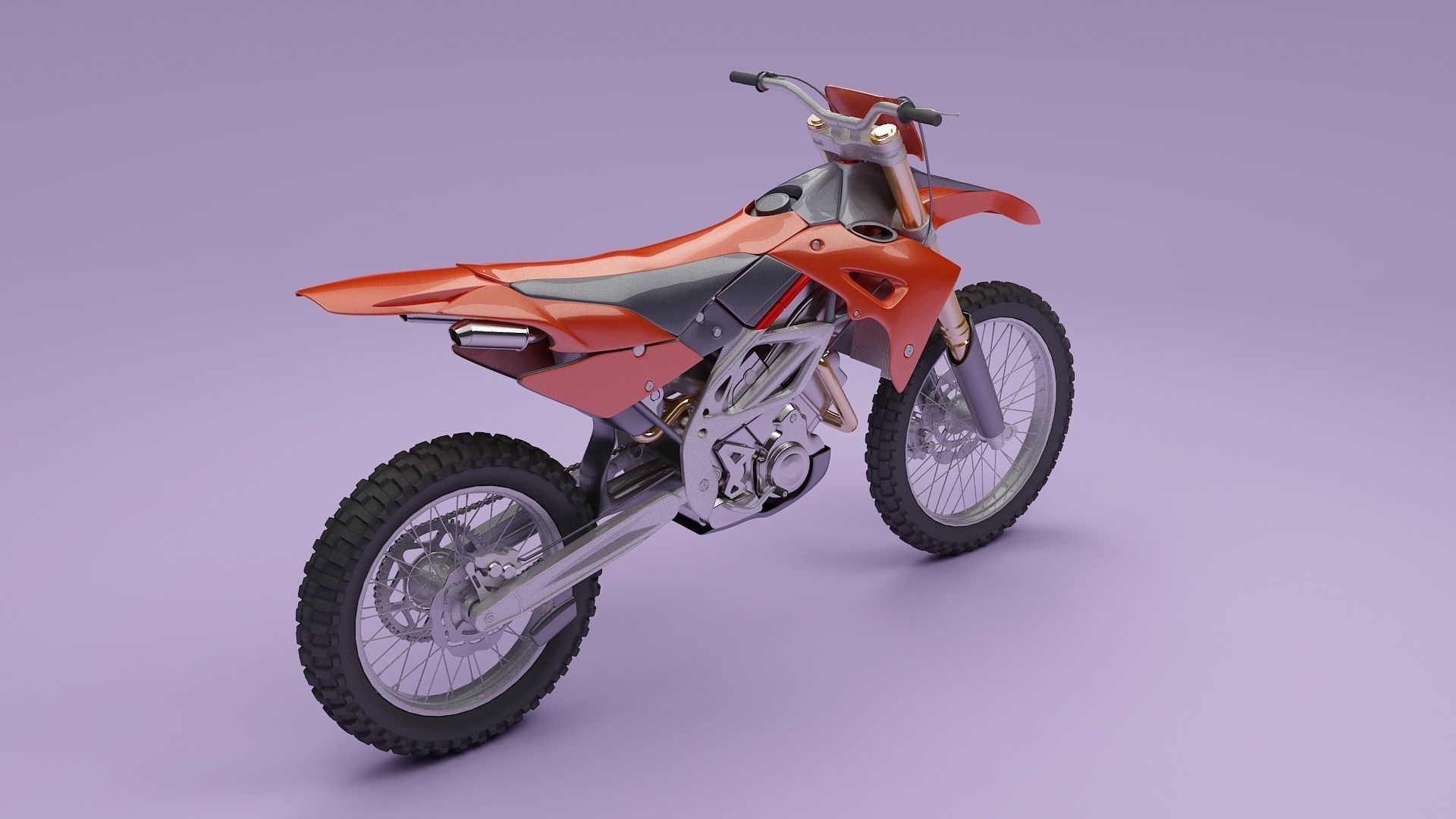 Motor Bike  3D model_5