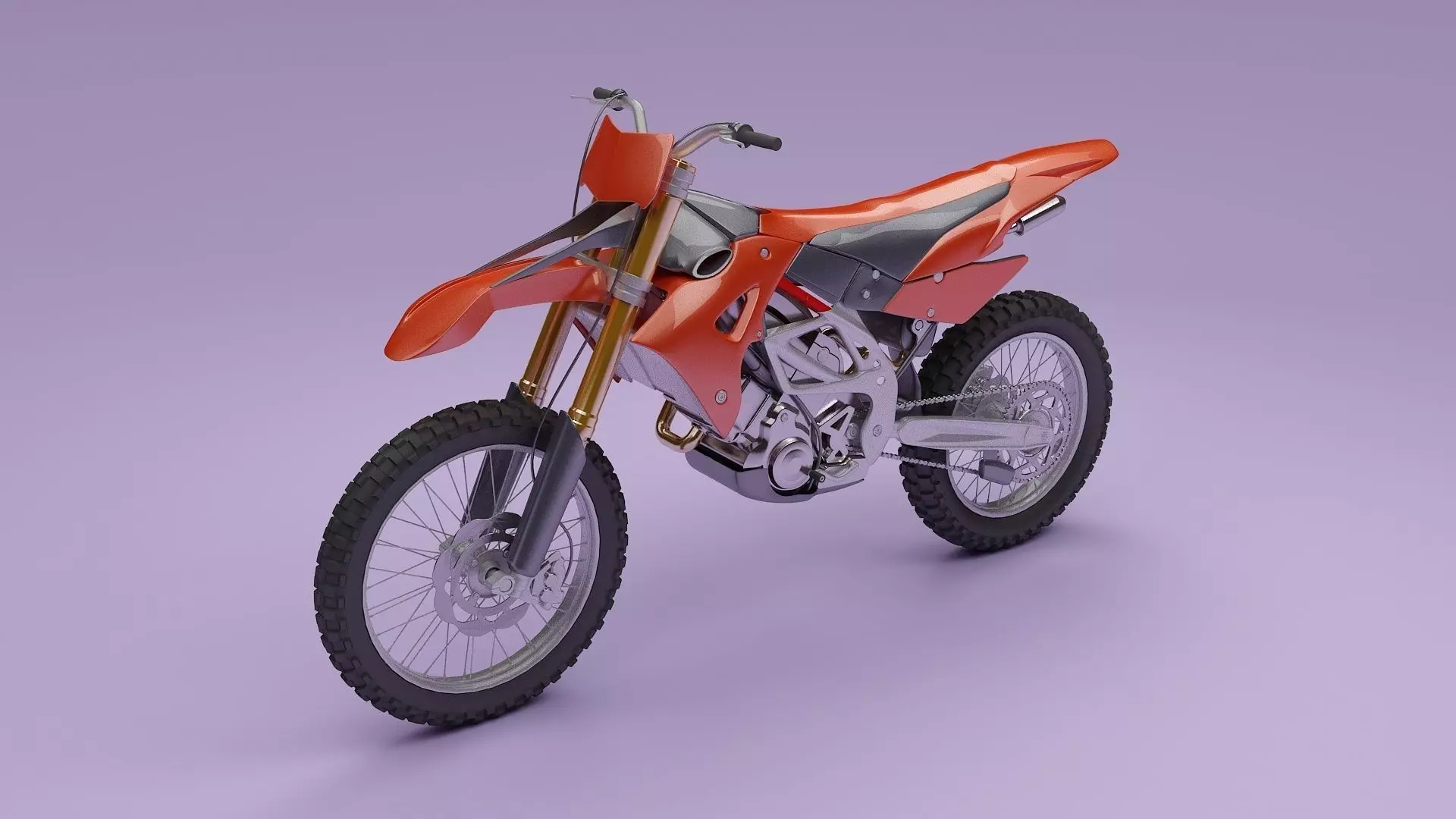 Motor Bike  3D model_0