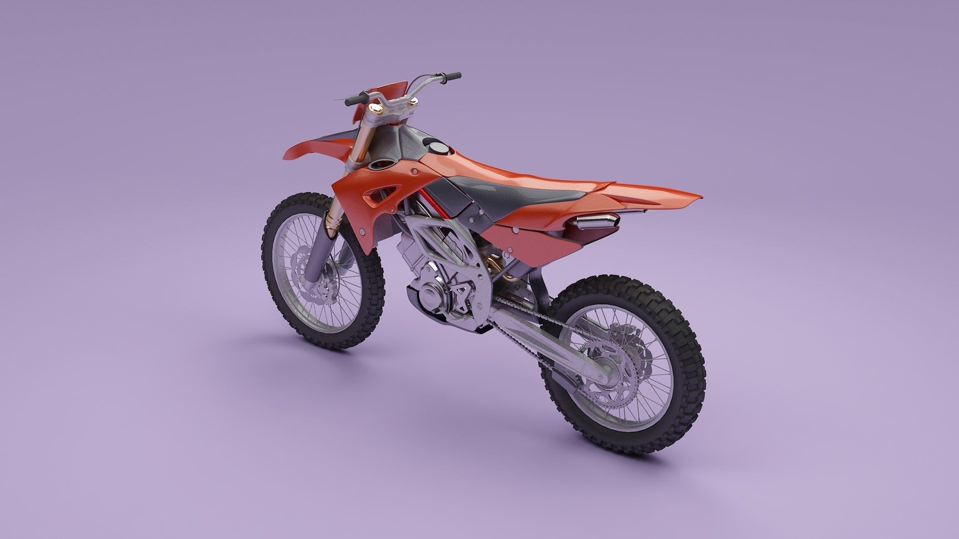 Motor Bike  3D model_4
