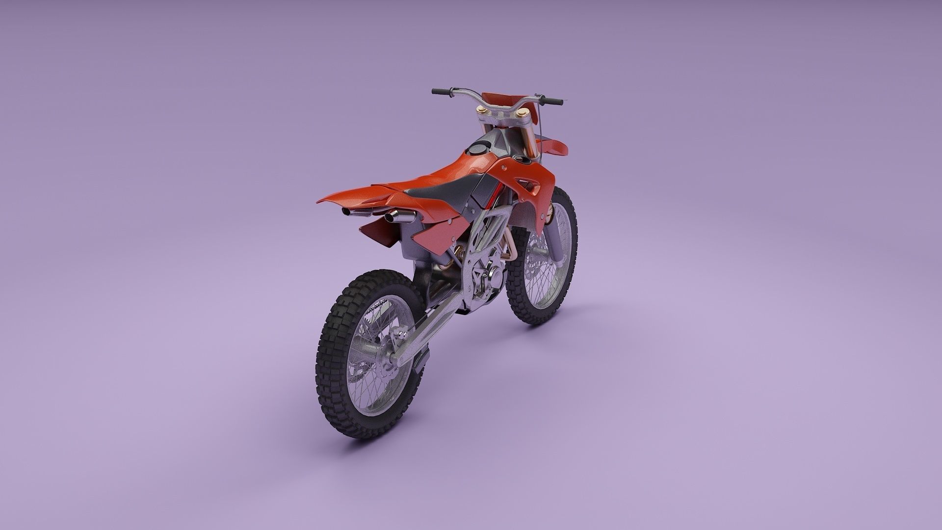 Motor Bike  3D model_6