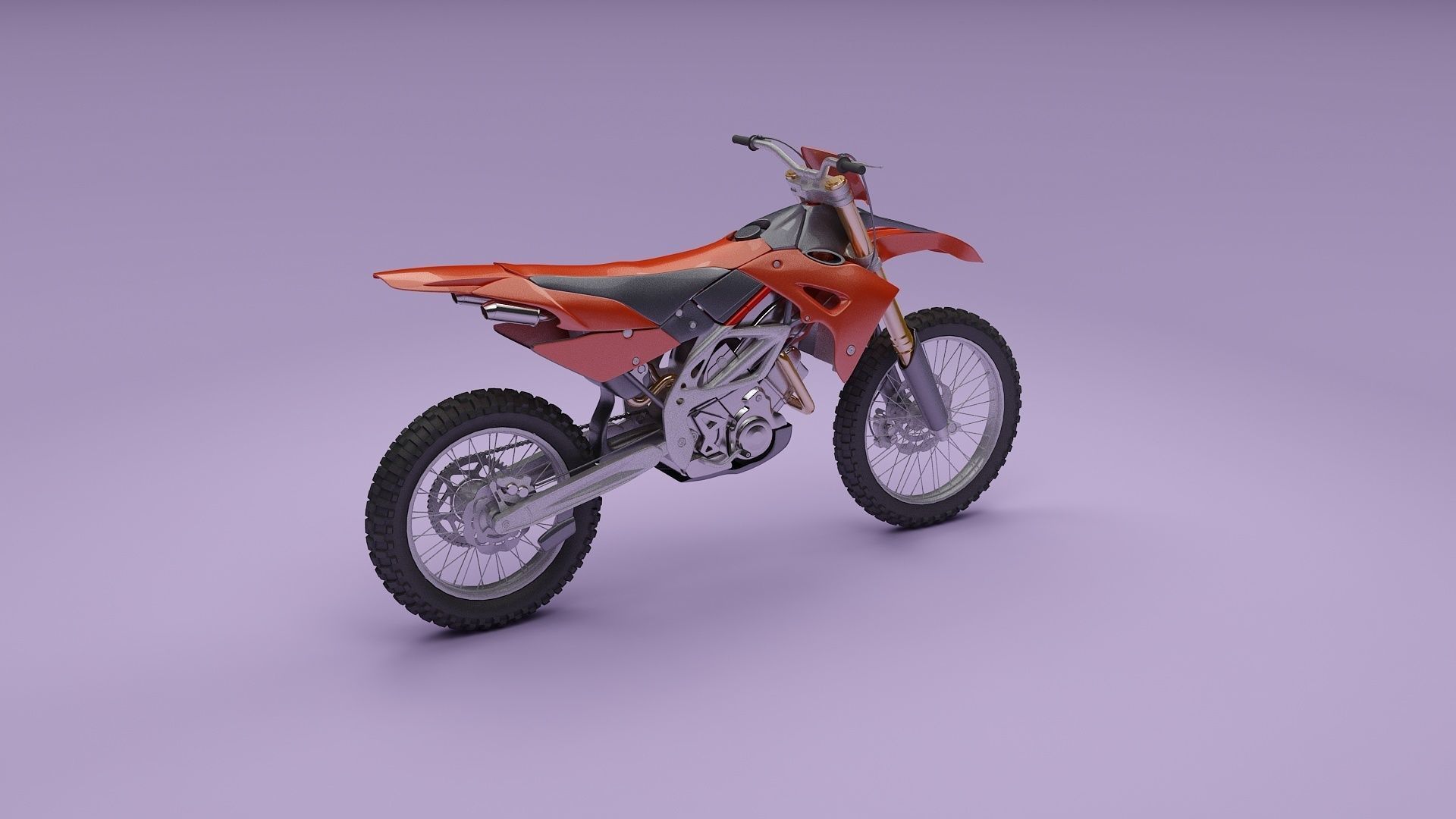 Motor Bike  3D model_2