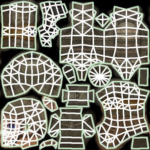 Animated Chibi Cartoon Soldiers Low-poly 3D model_4