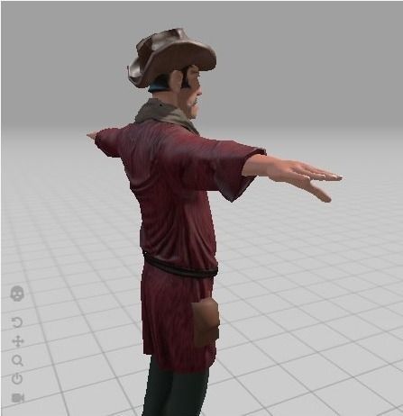 Cowboy Toon 3D 3D model_2