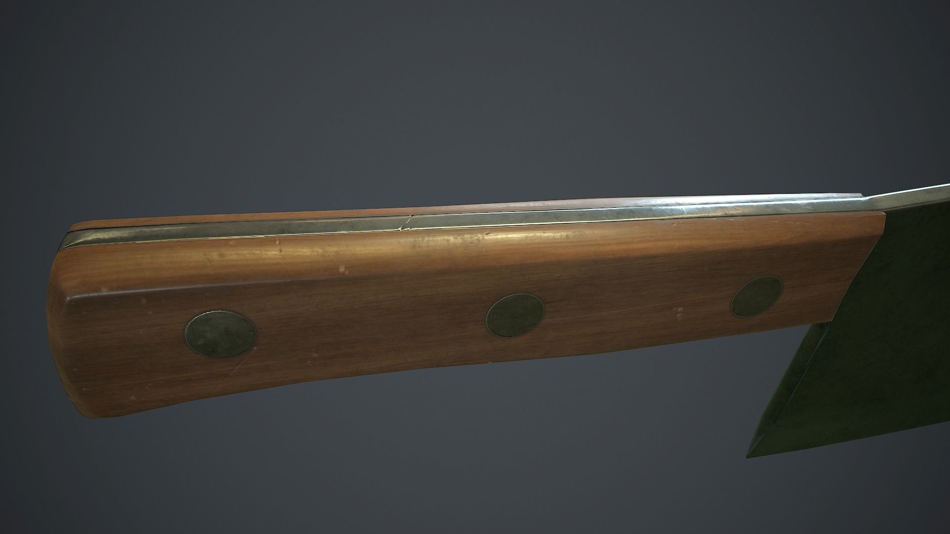 Butcher Knife PBR Game Ready Low-poly 3D model_11
