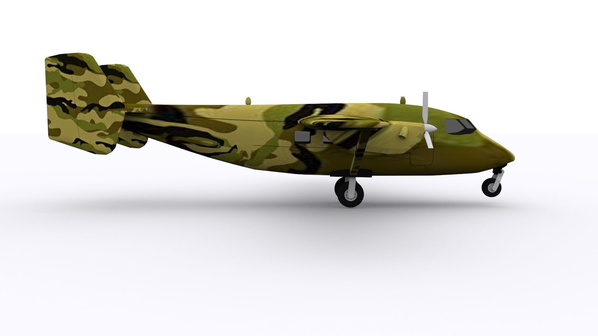 M28 skytruck Low-poly 3D model_5