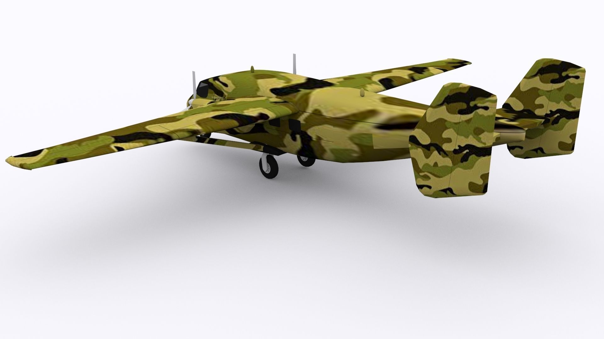 M28 skytruck Low-poly 3D model_2