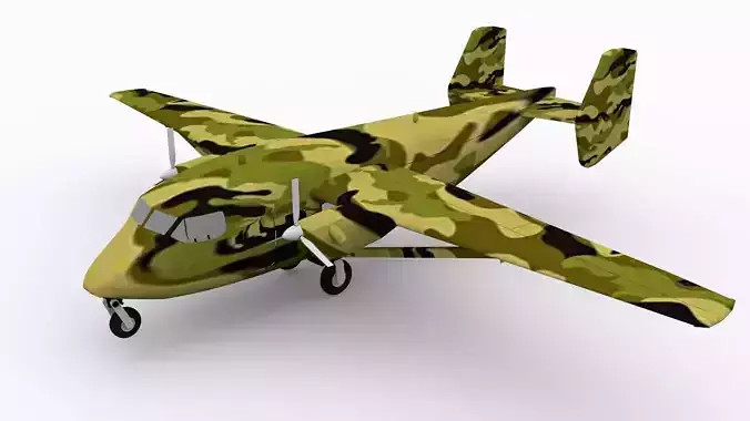 M28 skytruck Low-poly 3D model