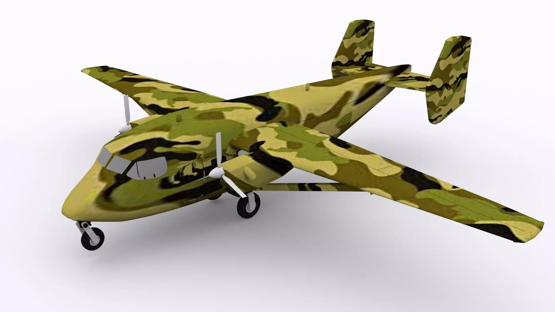 M28 skytruck Low-poly 3D model_0