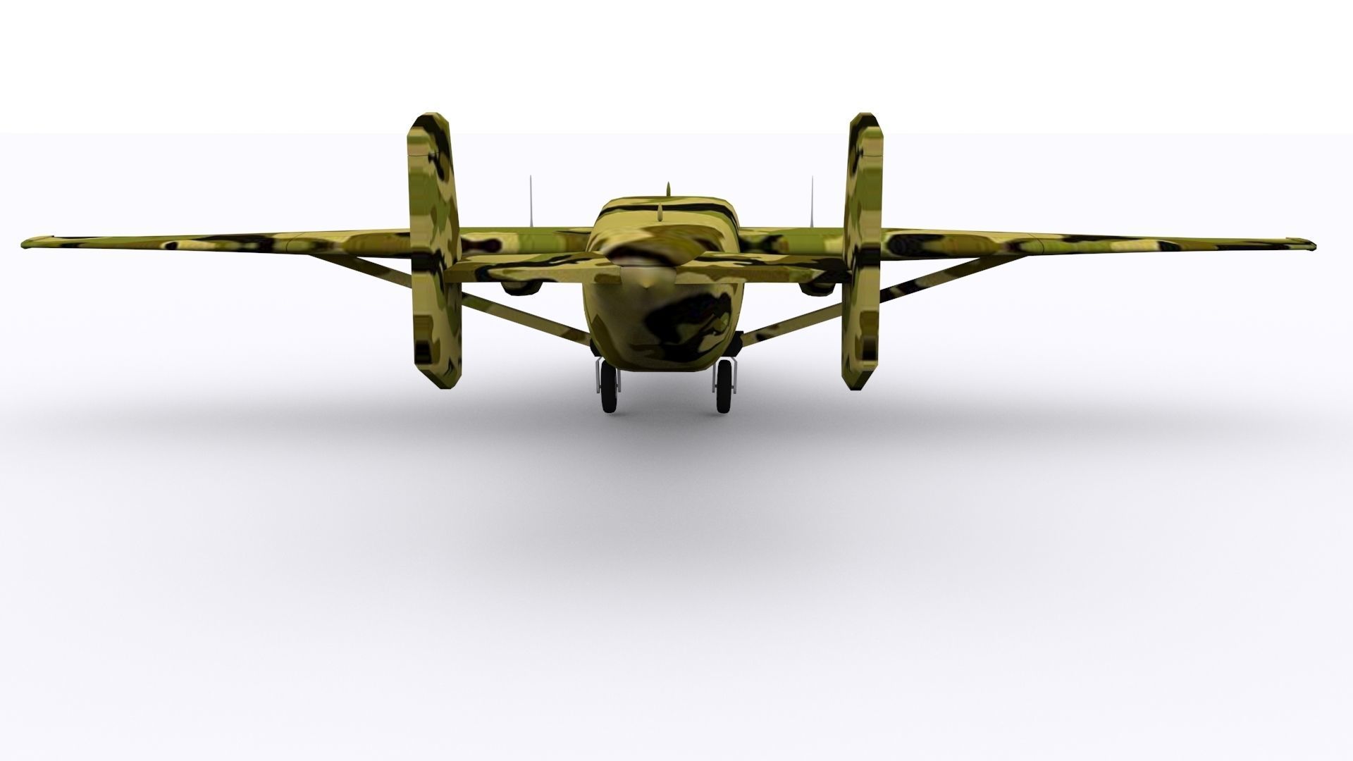 M28 skytruck Low-poly 3D model_6
