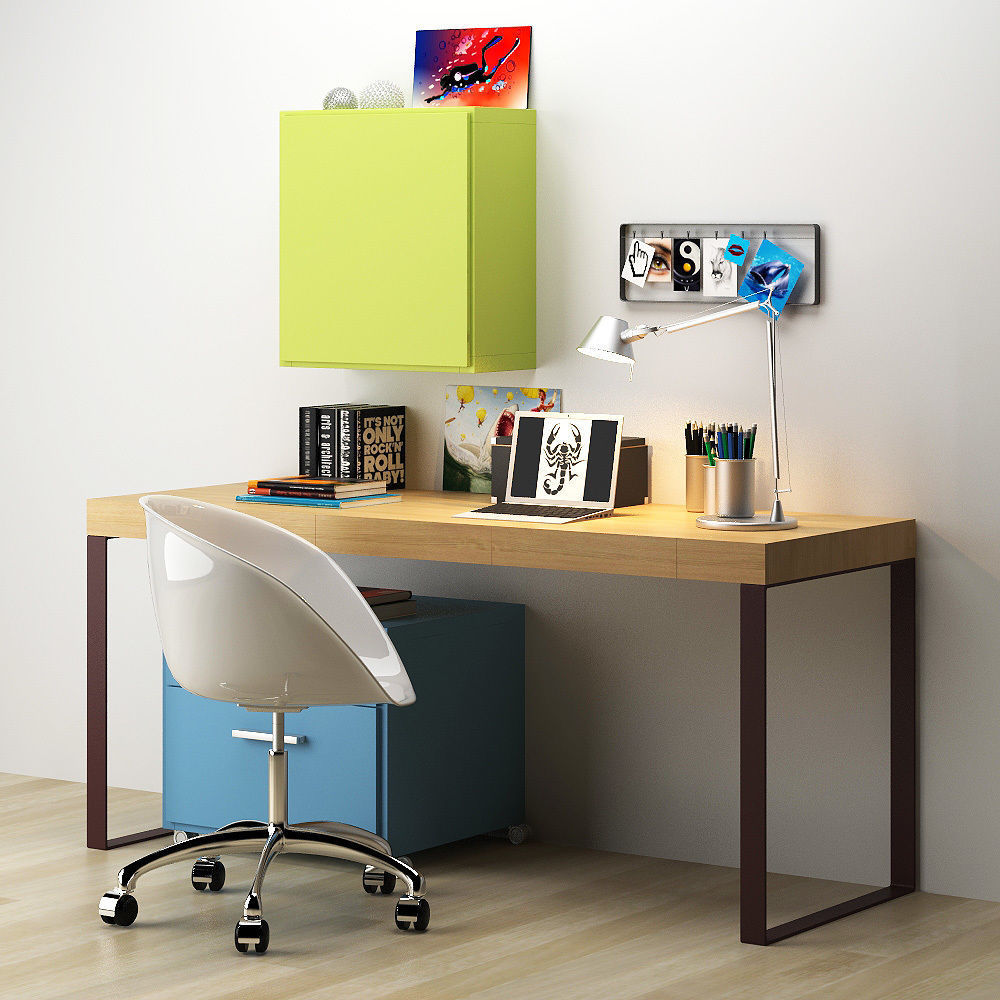  desk 1 3D model_1