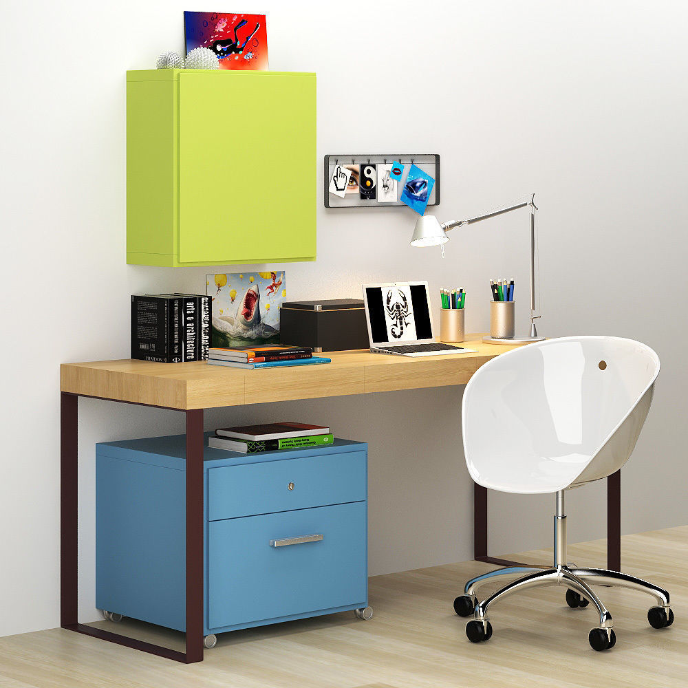  desk 1 3D model_2