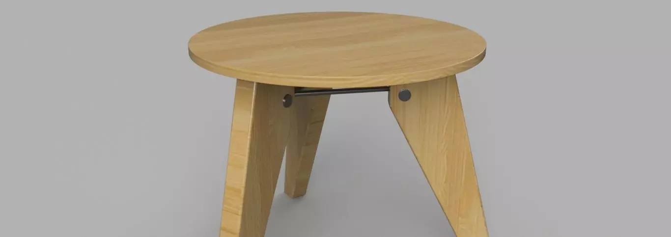 gueridon table 3D model