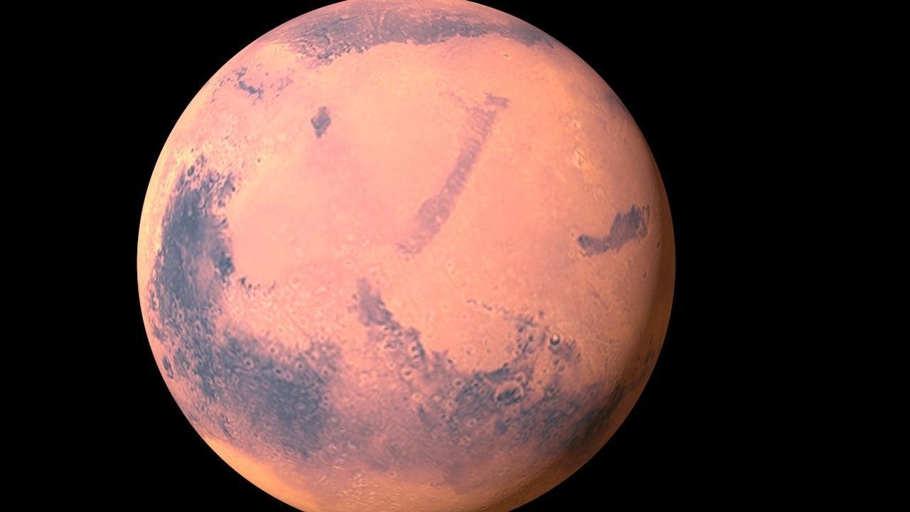 Mars 3D Model from nasa 3D model_2