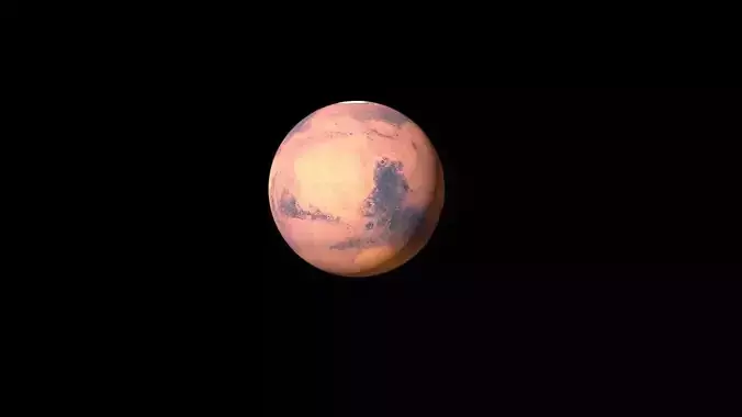 Mars 3D Model from nasa 3D model