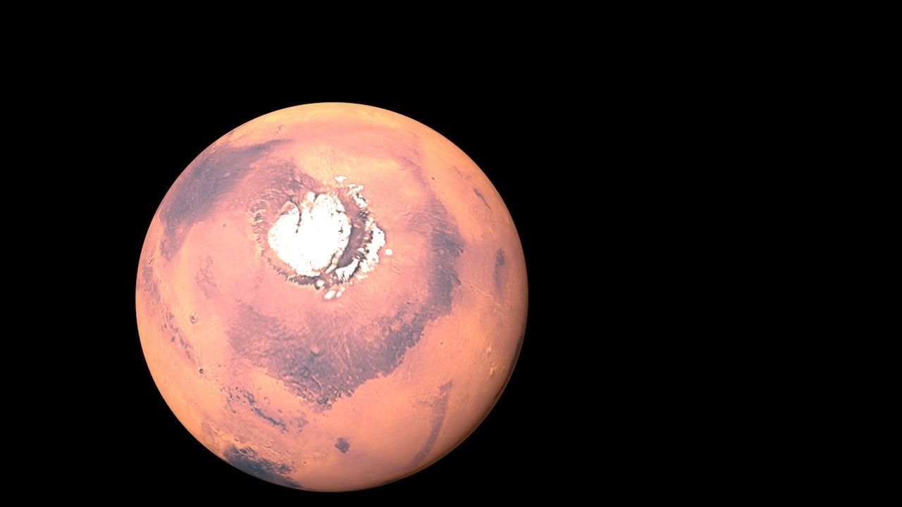Mars 3D Model from nasa 3D model_3