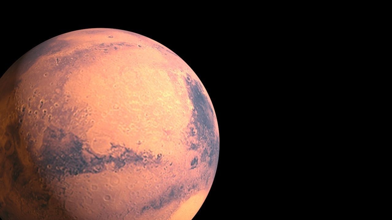 Mars 3D Model from nasa 3D model_4