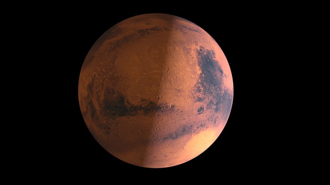 Mars 3D Model from nasa 3D model_1