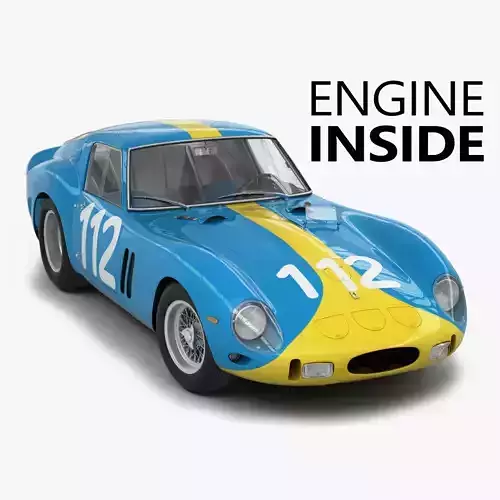 Ferrari 250 GTO - 3445GT - Complete 3D model