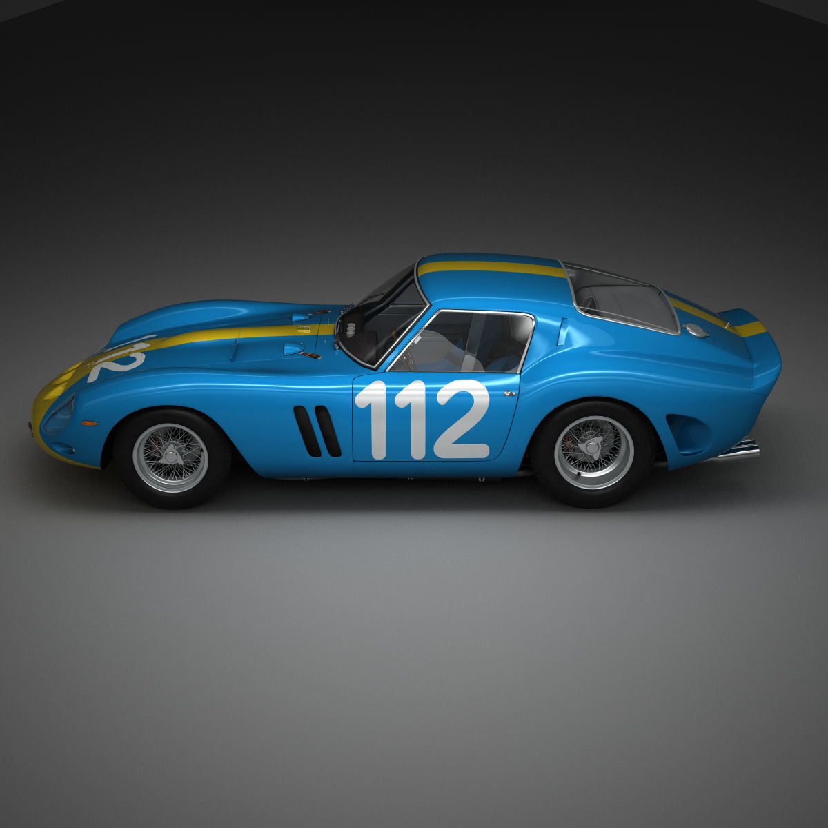 Ferrari 250 GTO - 3445GT - No Engine 3D model_65